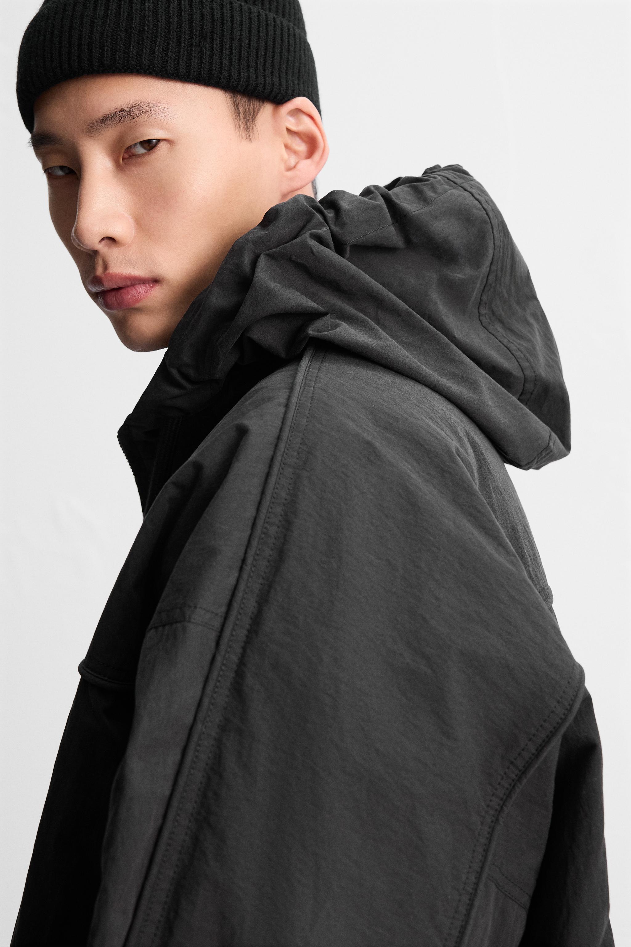 HOODED TECHNICAL JACKET Product Image