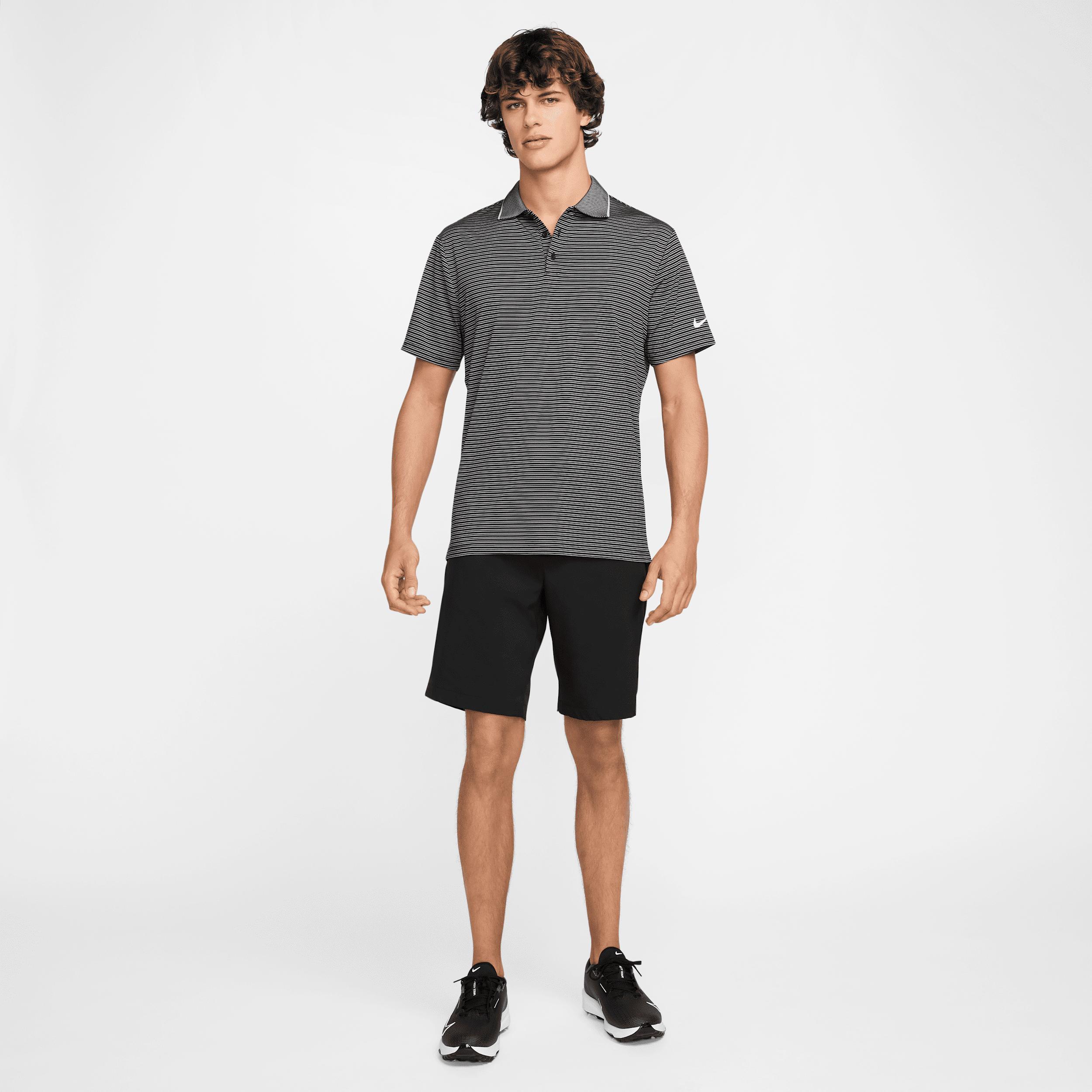 Nike Mens Tour Dri-FIT Striped Golf Polo | FZ7479-010 Product Image