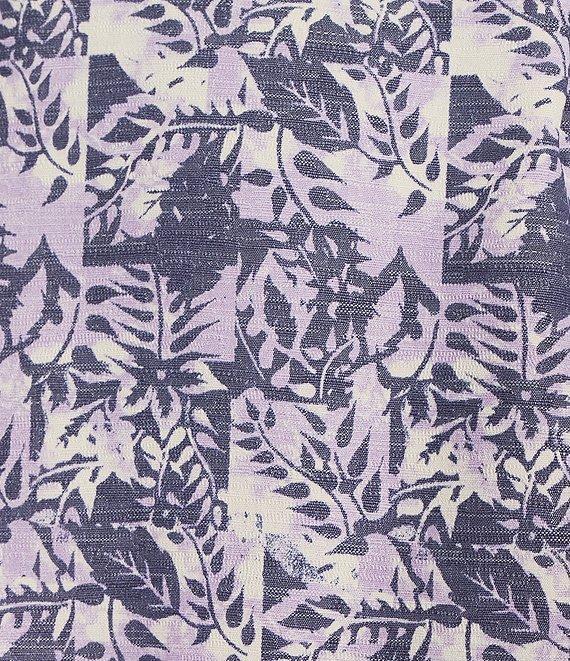 Roundtree & Yorke Short Sleeve Square Print Sport Shirt Product Image