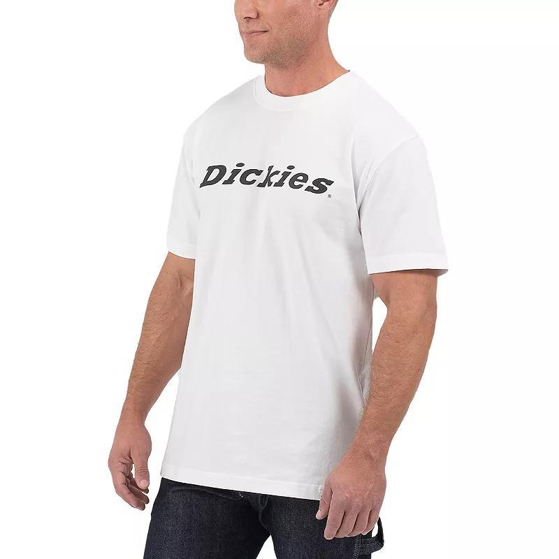 Men's Dickies Wordmark Graphic Tee, Size: Large, White Product Image