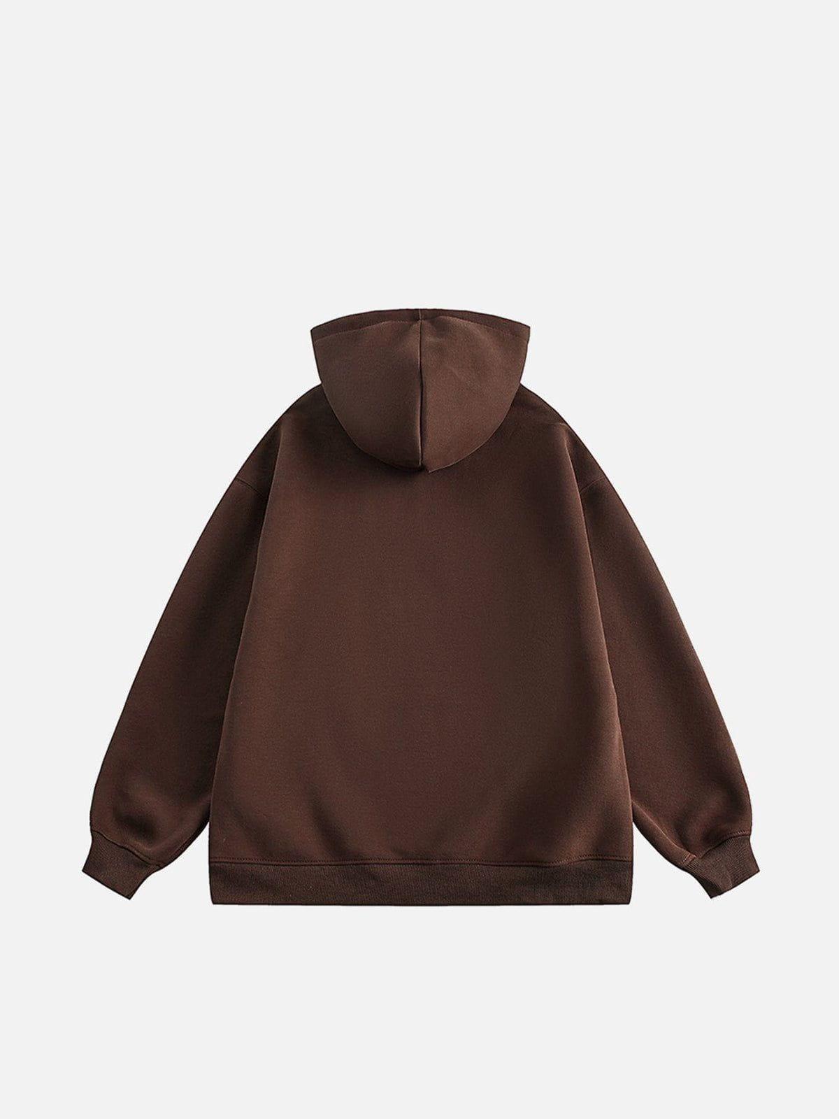 Aelfric Eden Abstract Shadow Print Pullover Hoodie Product Image