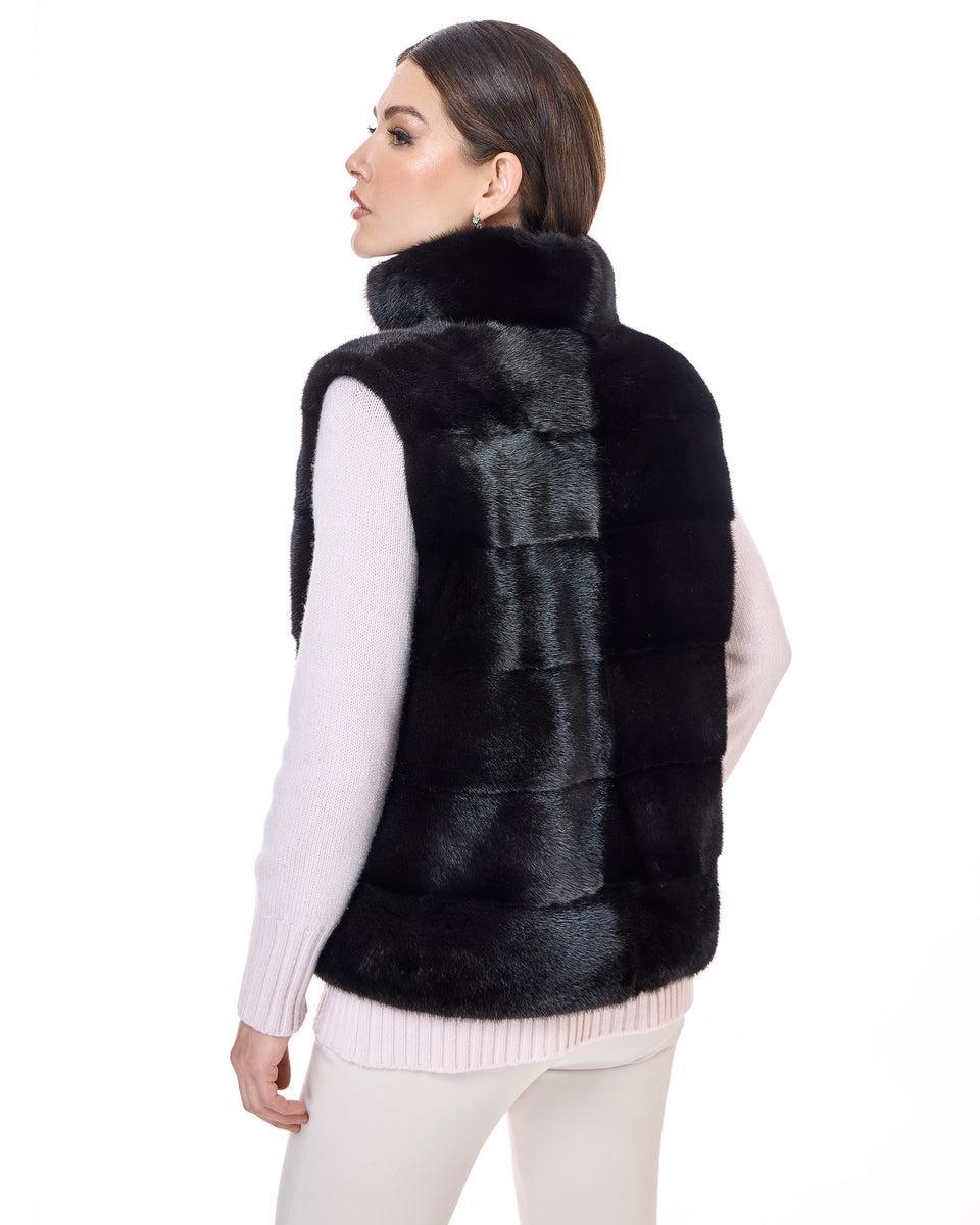 Horizontal Mink Vest Product Image
