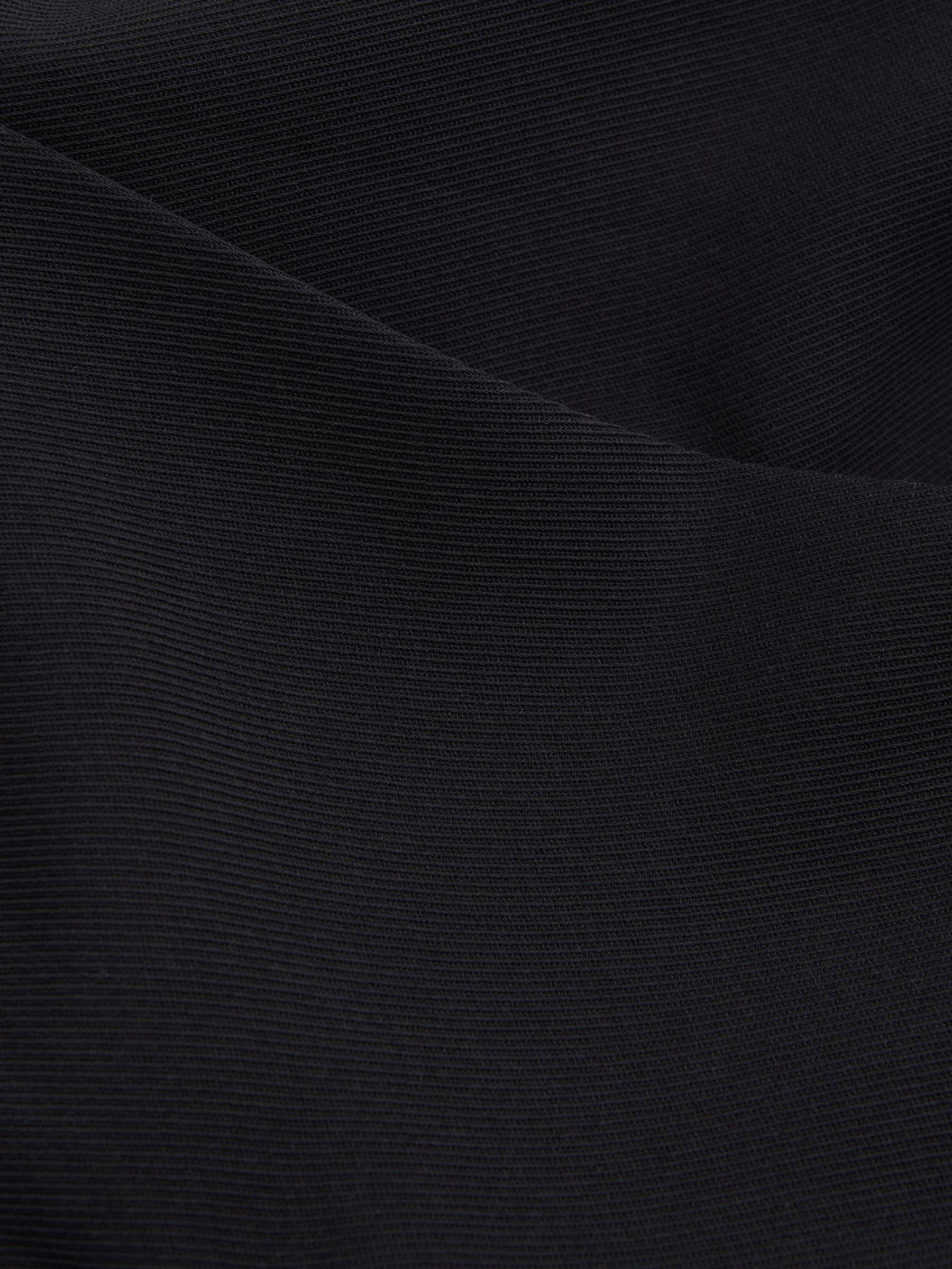 Front Pleat Tapered Trousers in Navy Product Image