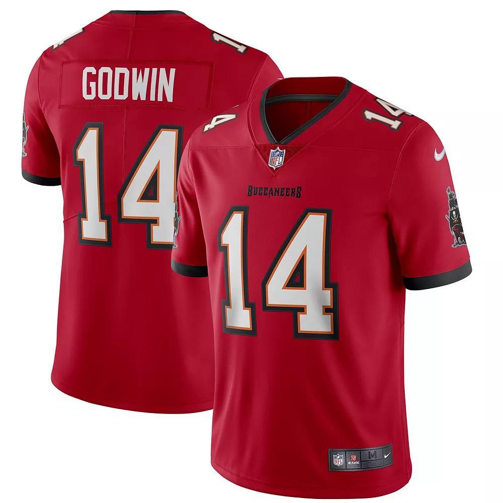 Men's Nike Chris Godwin Red Tampa Bay Buccaneers Vapor Limited Jersey,  Product Image