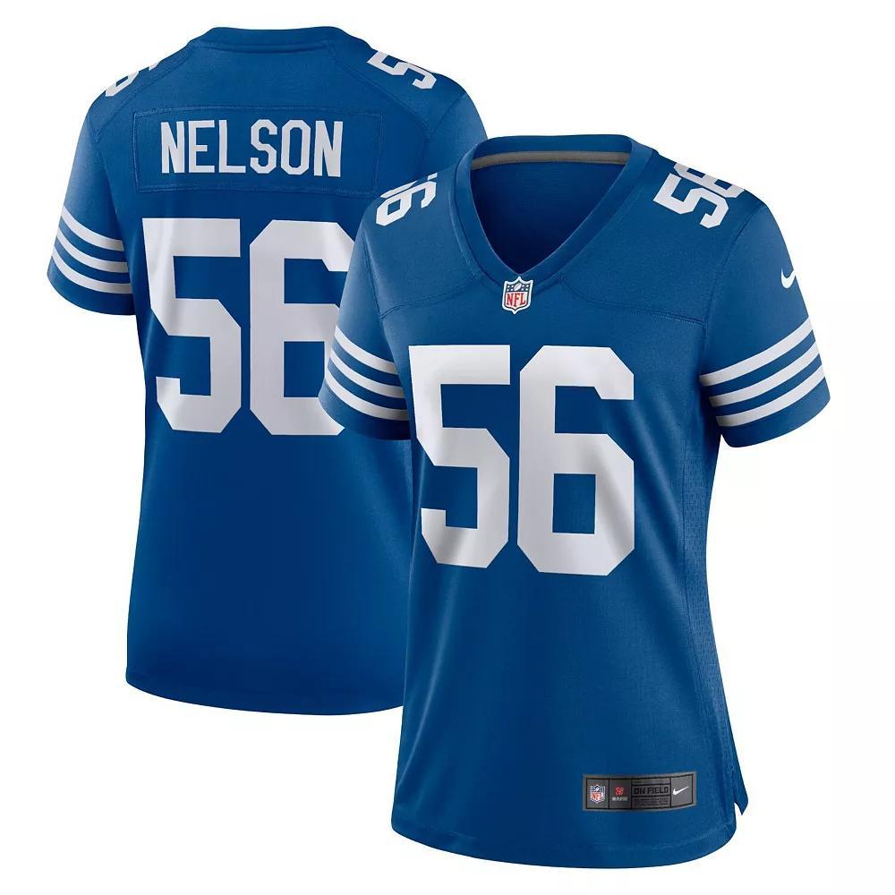Womens Nike Quenton Nelson Royal Indianapolis Colts Alternate Game Jersey Product Image