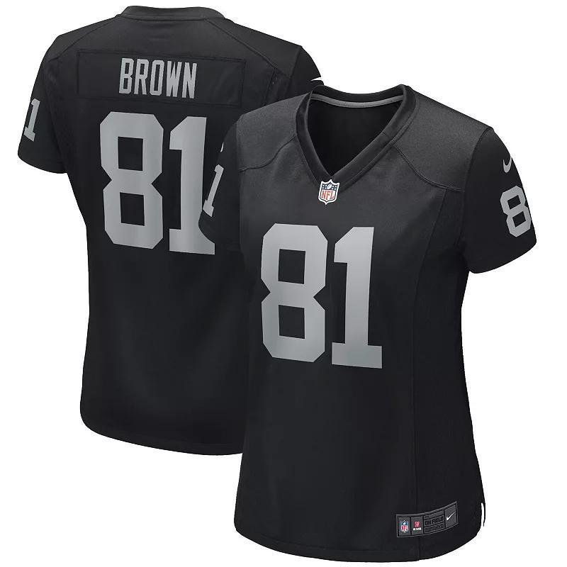 Womens Nike Ronnie Lott Black Las Vegas Raiders Game Retired Player Jersey Product Image