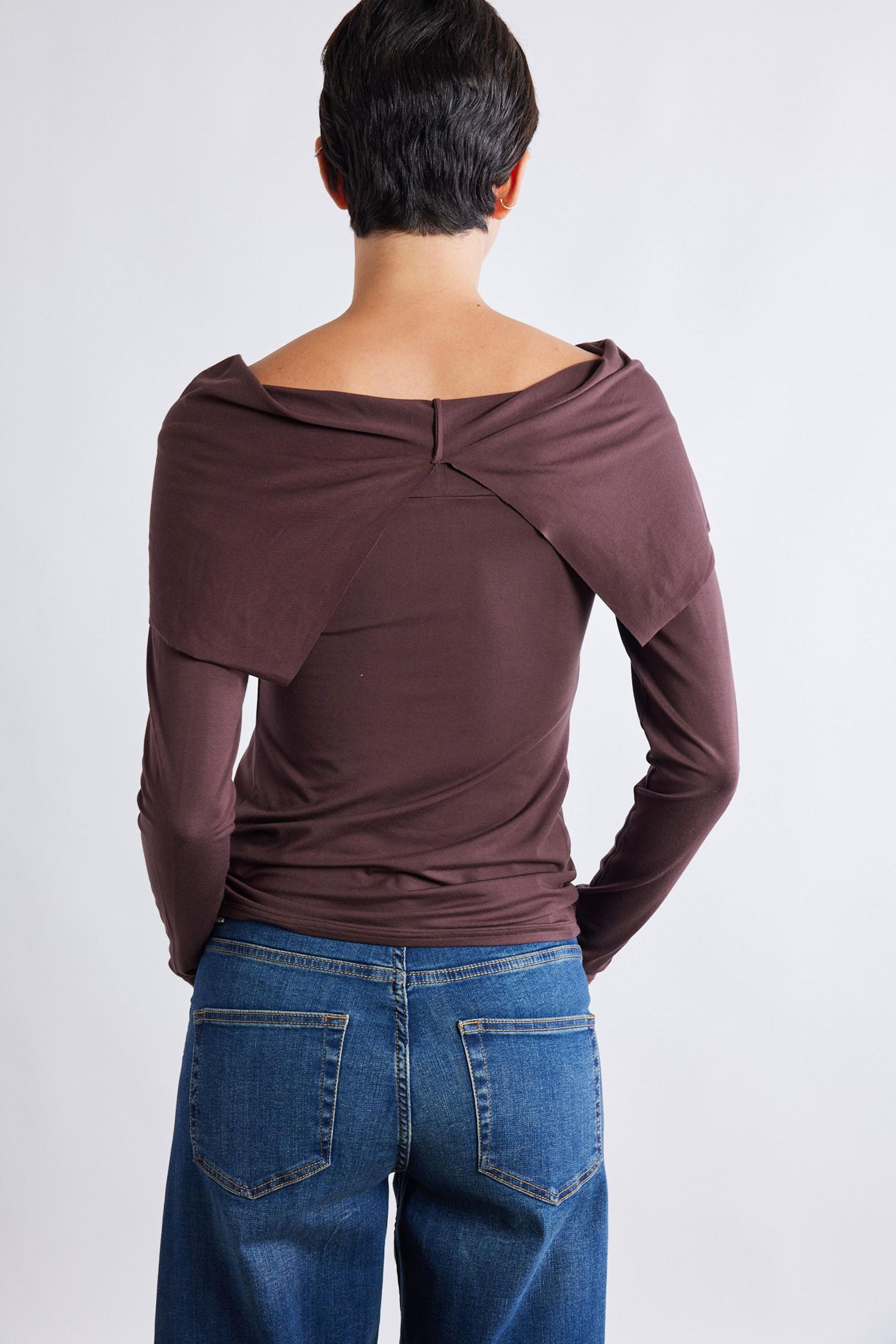 Iconic Off The Shoulder Long Sleeve Top Product Image
