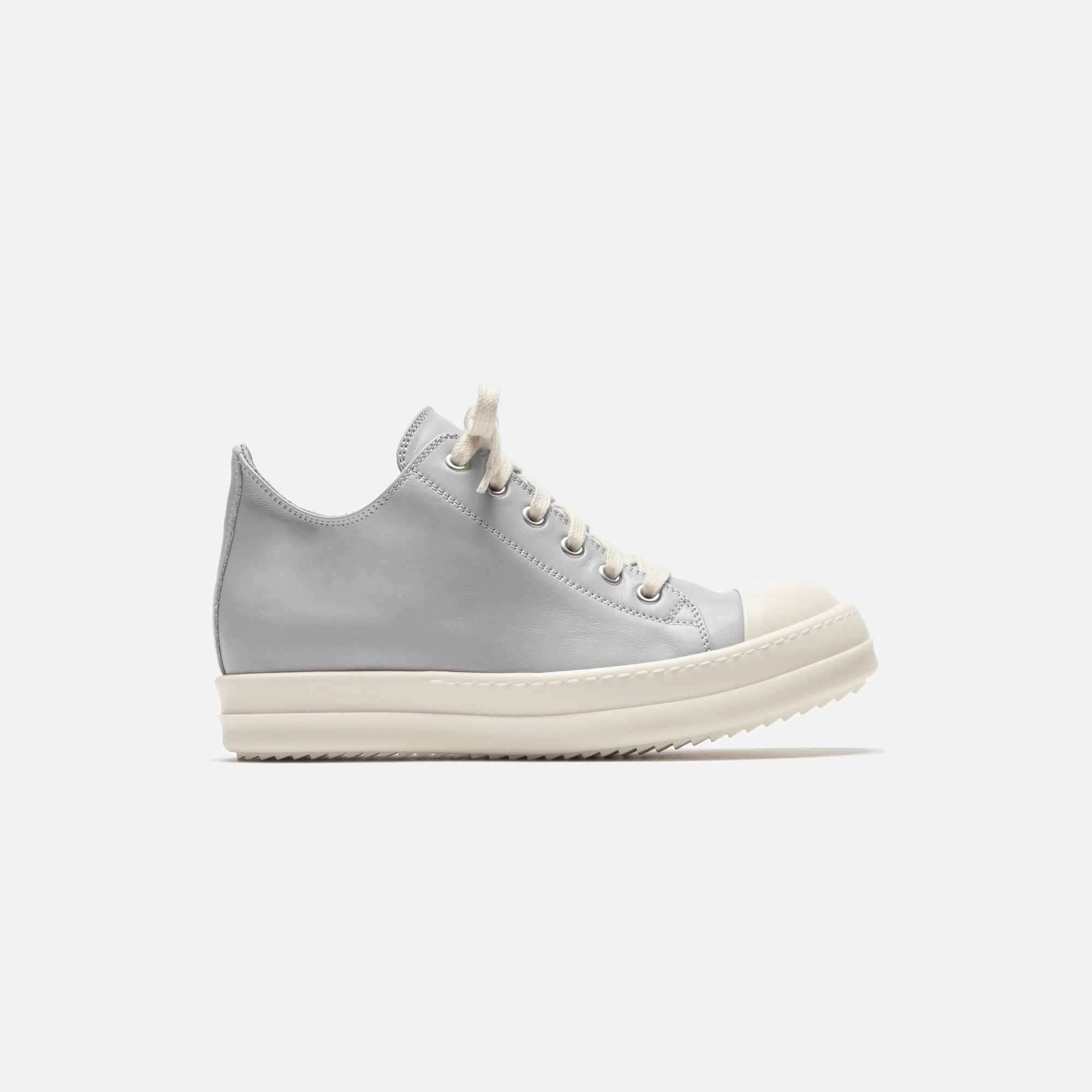 Rick Owens WMNS Low Sneakers - Pearl / Milk / Milk Female Product Image