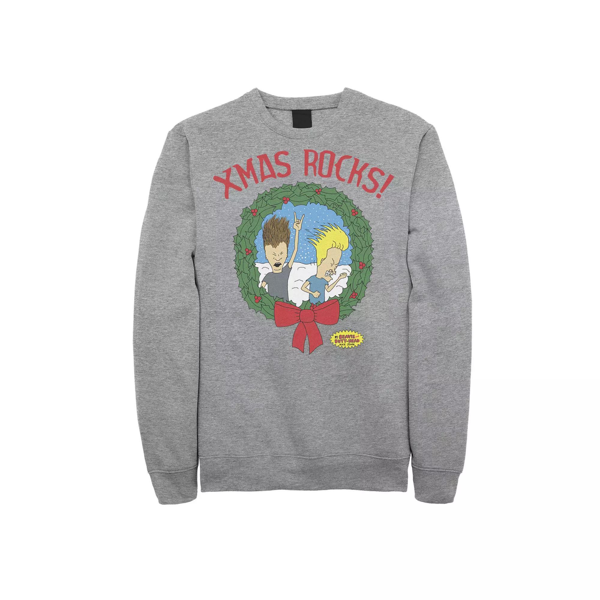 Men's MTV Beavis and Butt-head Christmas Fleece,  Product Image