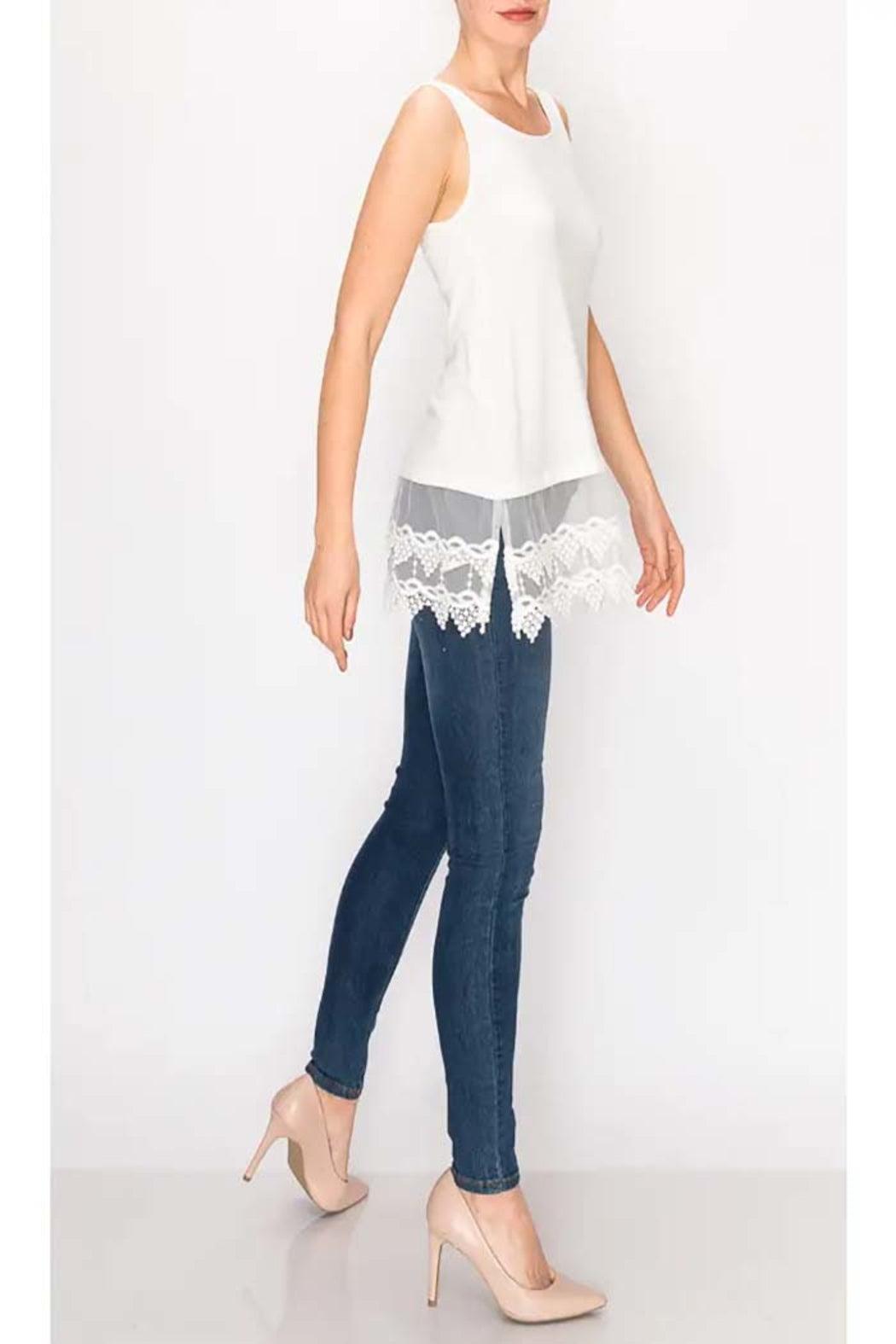 Tank Top With Lace Layer Product Image