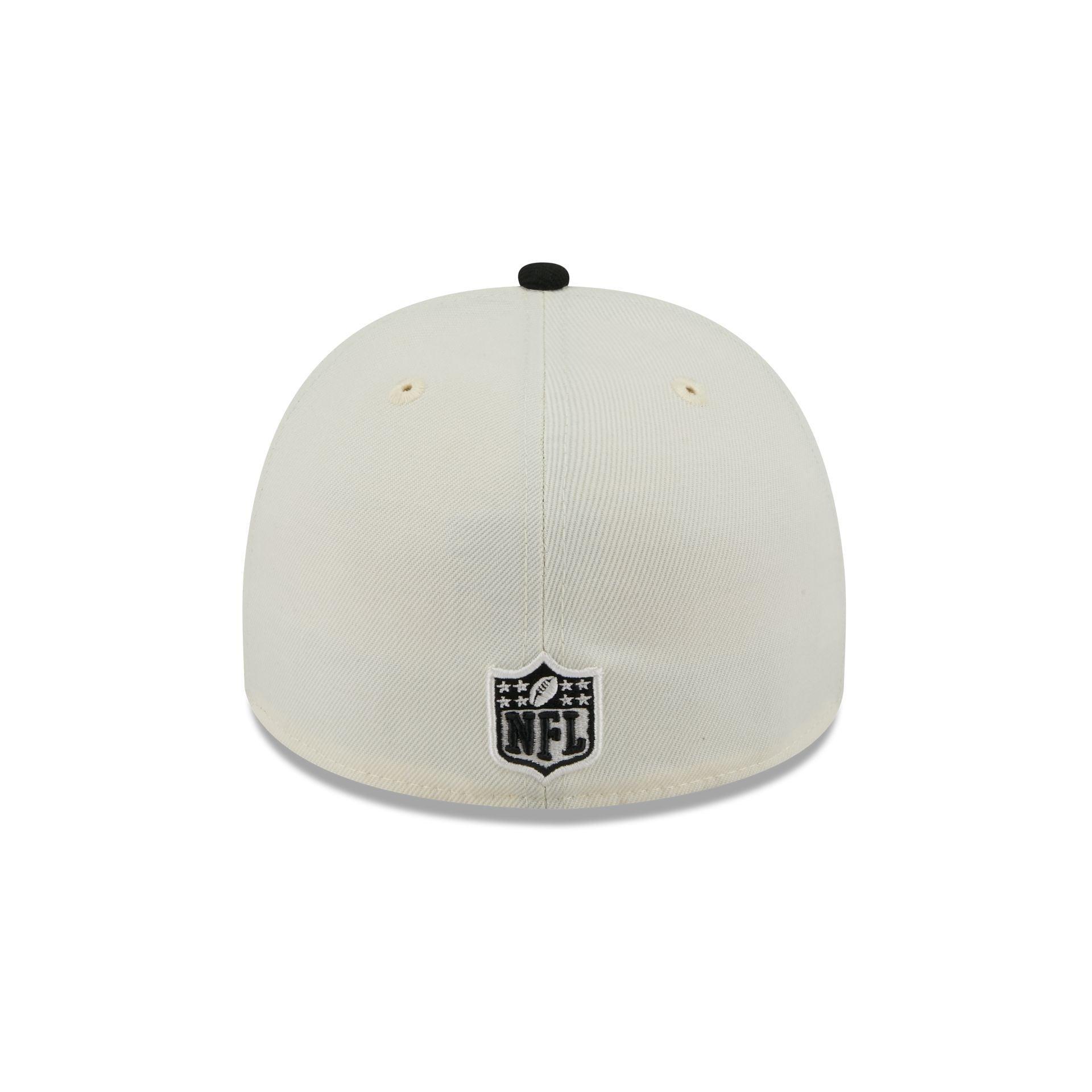 Las Vegas Raiders 2025 Draft Chrome White 59FIFTY A-Frame Fitted Hat Male Product Image