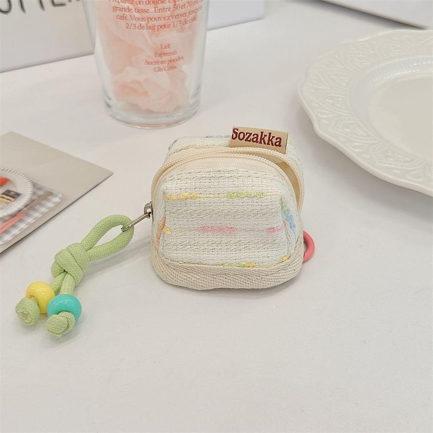 Striped Earphone Pouch Product Image