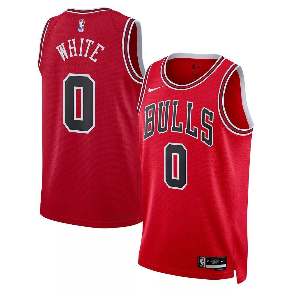Unisex Nike Coby White Red Chicago Bulls Swingman Jersey - Icon Edition, Adult Unisex,  Product Image