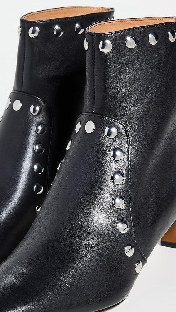 Madewell Dimes Kitten Heel Studded Boots | Shopbop Product Image