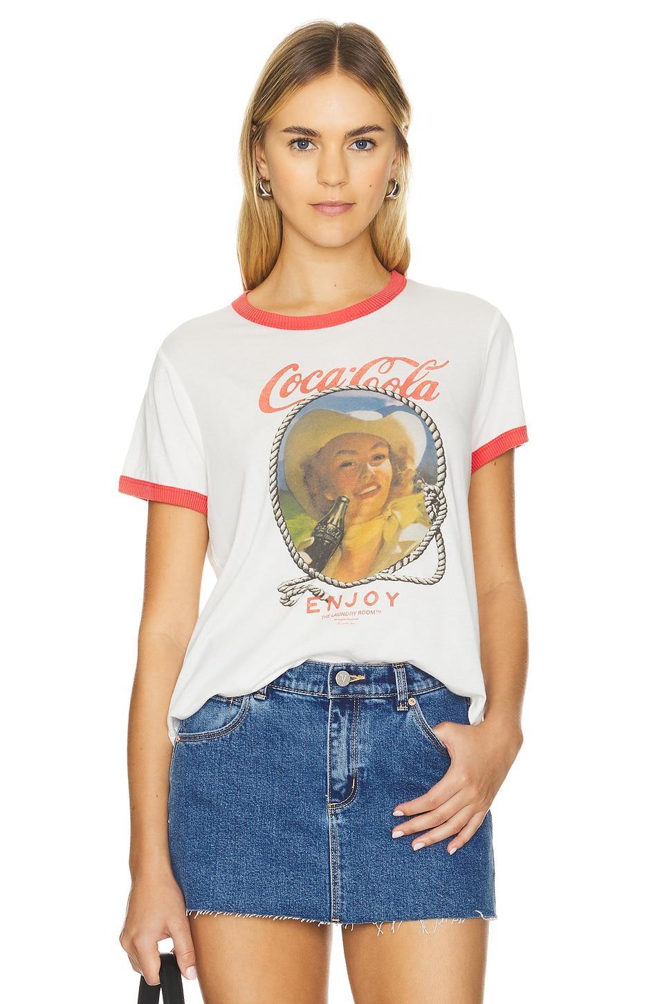 Coca Cola Cowgirl Perfect Ringer Tee The Laundry Room Product Image