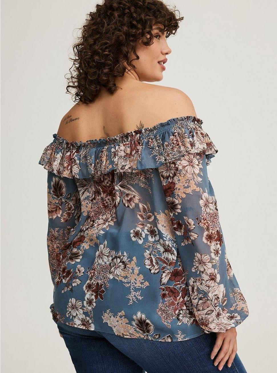 Off-Shoulder Ruffle Top Product Image