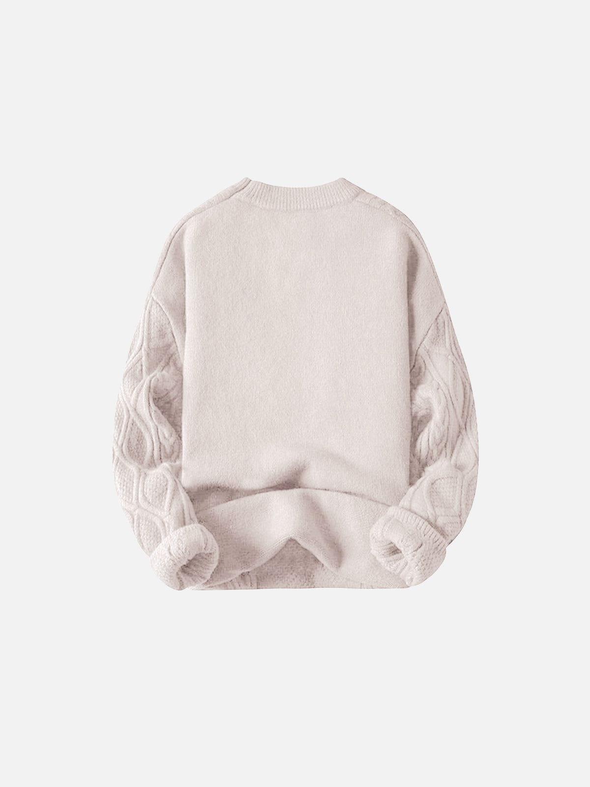 Aelfric Eden Solid Color Crew Neck Sweater US only Product Image