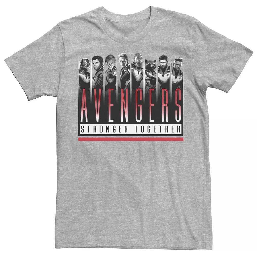 Men's Marvel Avengers Endgame Stronger Together Tee, Size: 3XL, Athletic Grey Product Image