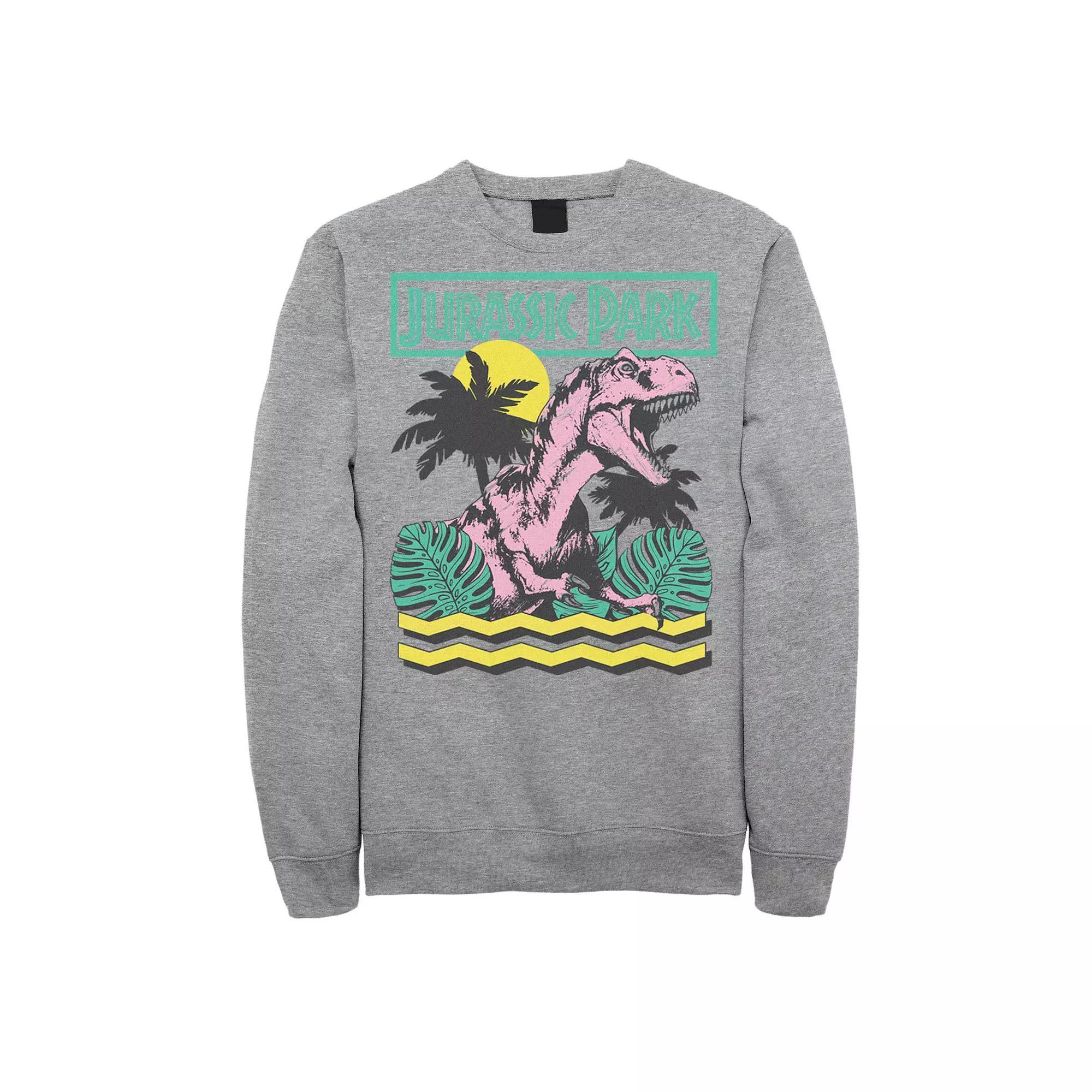 Men's Jurassic Park Vintage T-Rex Roar Retro Sweatshirt,  Product Image