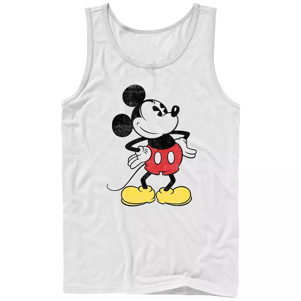 Disney's Mickey Mouse Men's Vintage Style Graphic Tank Top,  Product Image