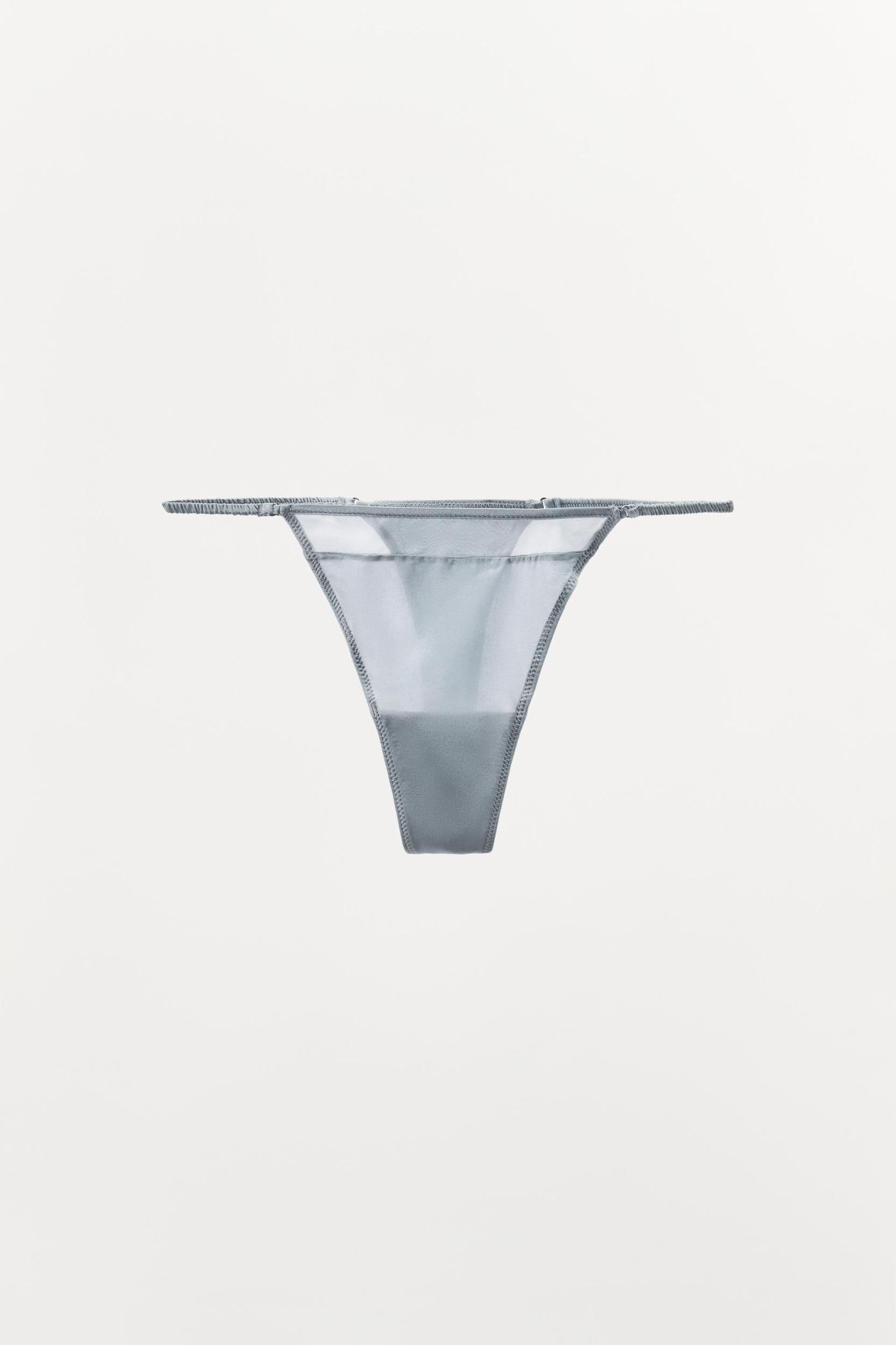 SILK TRIANGLE BRALETTE Product Image