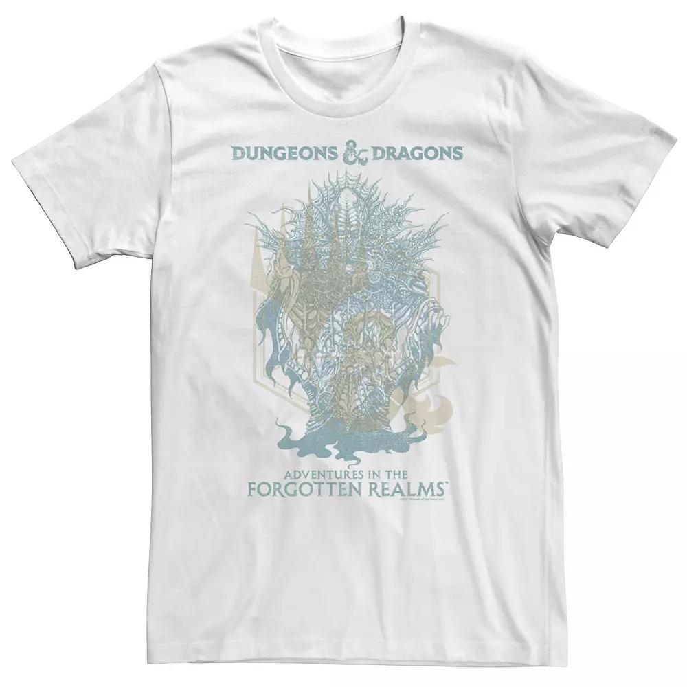 Big & Tall Dungeons & Dragons Adventures In The Forgotten Realms Tee, Men's, Size: XXL Tall, White Product Image