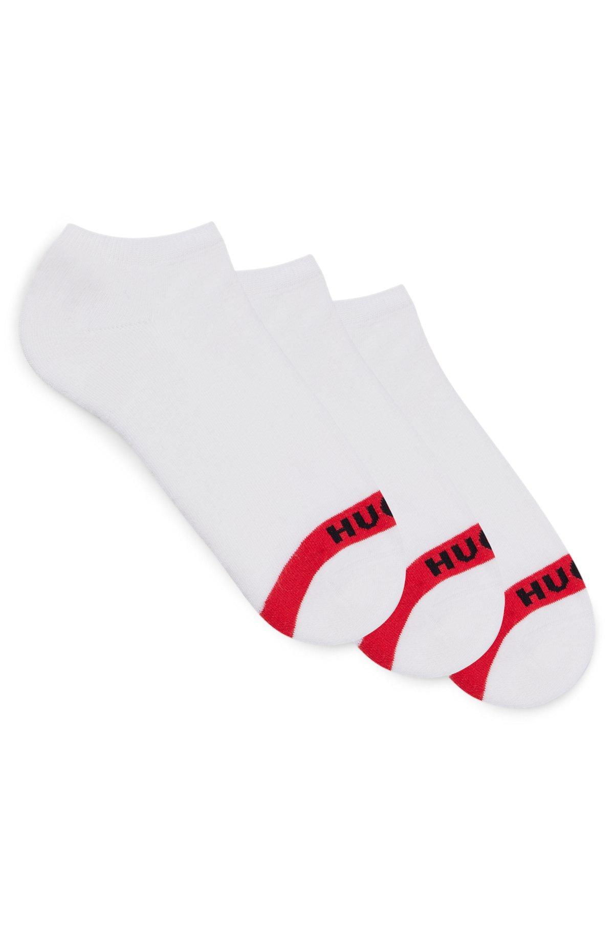 Three-pack of invisible socks with logos Product Image