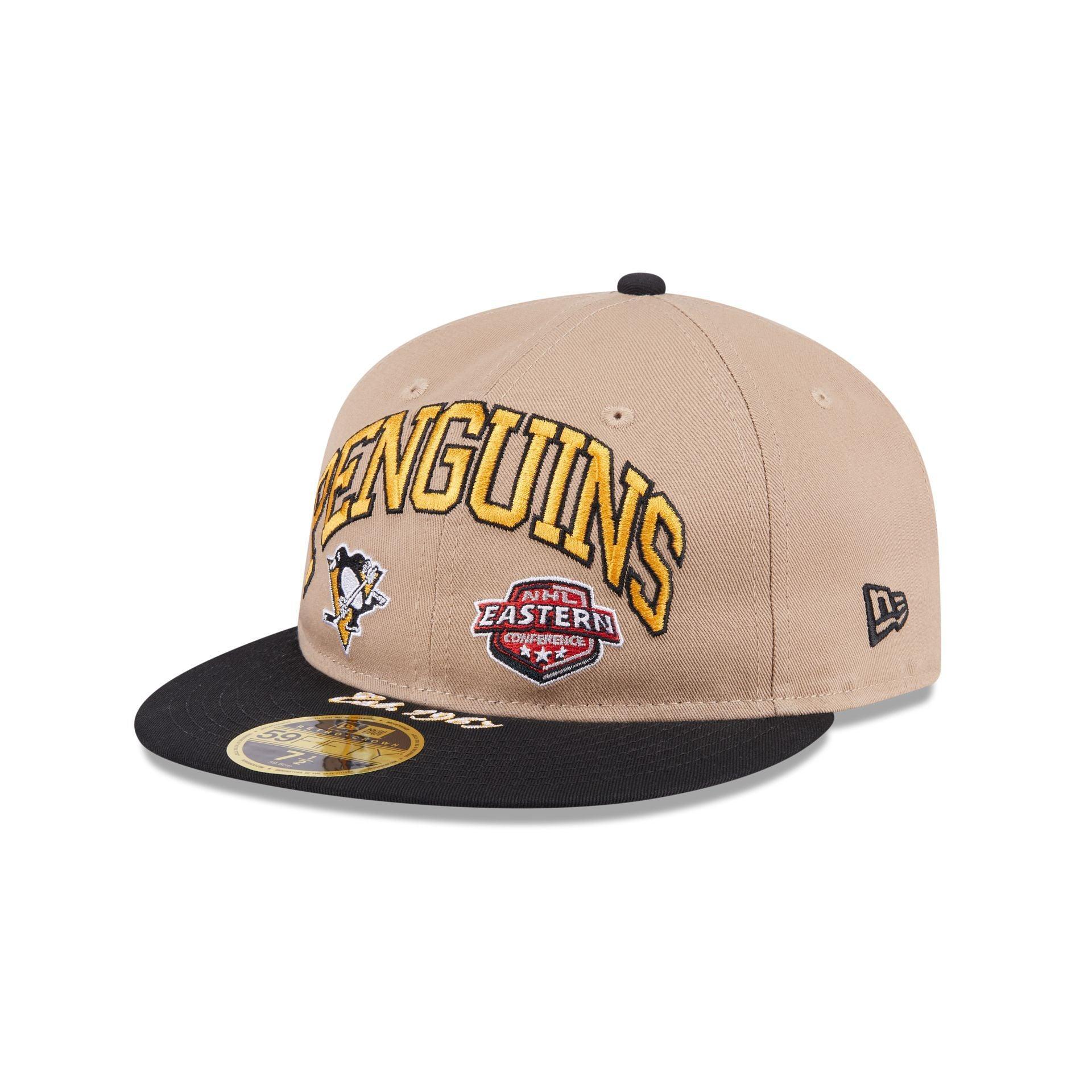 Pittsburgh Penguins Camel Retro Crown 59FIFTY Fitted Hat Male Product Image