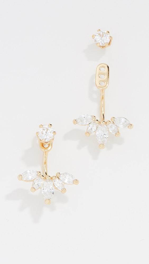 SHASHI Marquis Ear Jacket Earrings | Shopbop Product Image