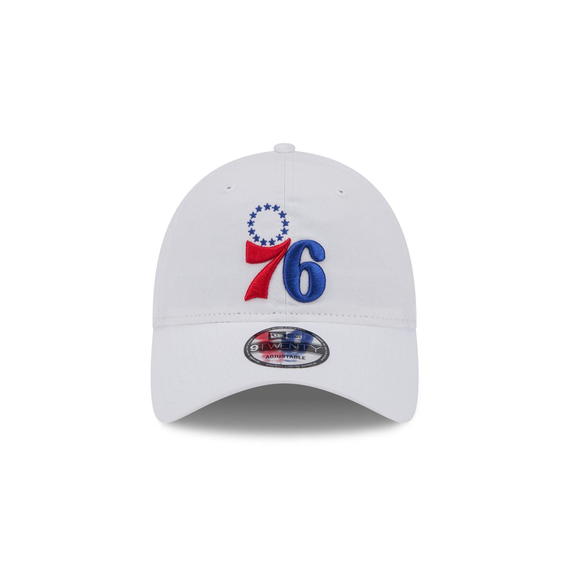 Philadelphia 76ers White 9TWENTY Adjustable Hat Male Product Image