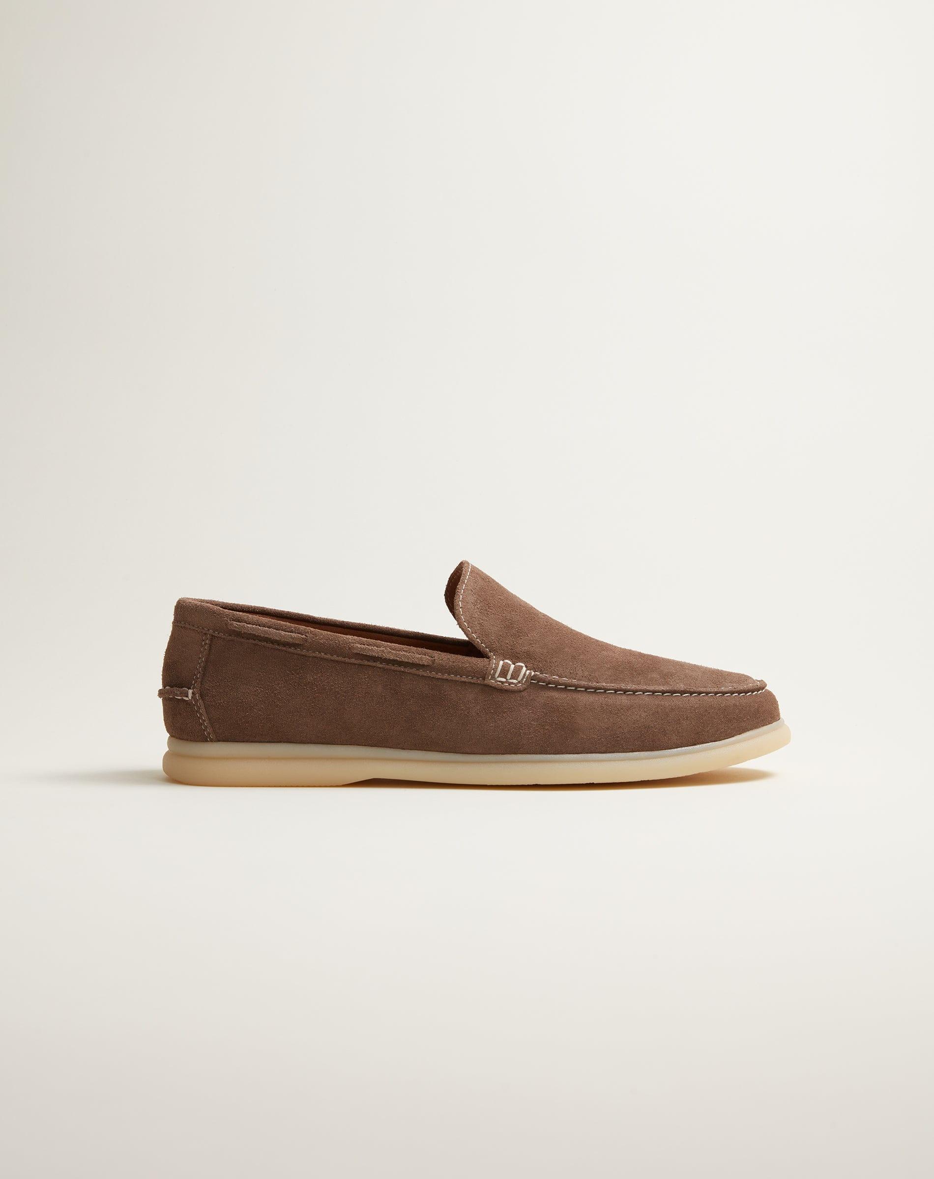 Mens Hamptons Suede Buckle Loafers Product Image