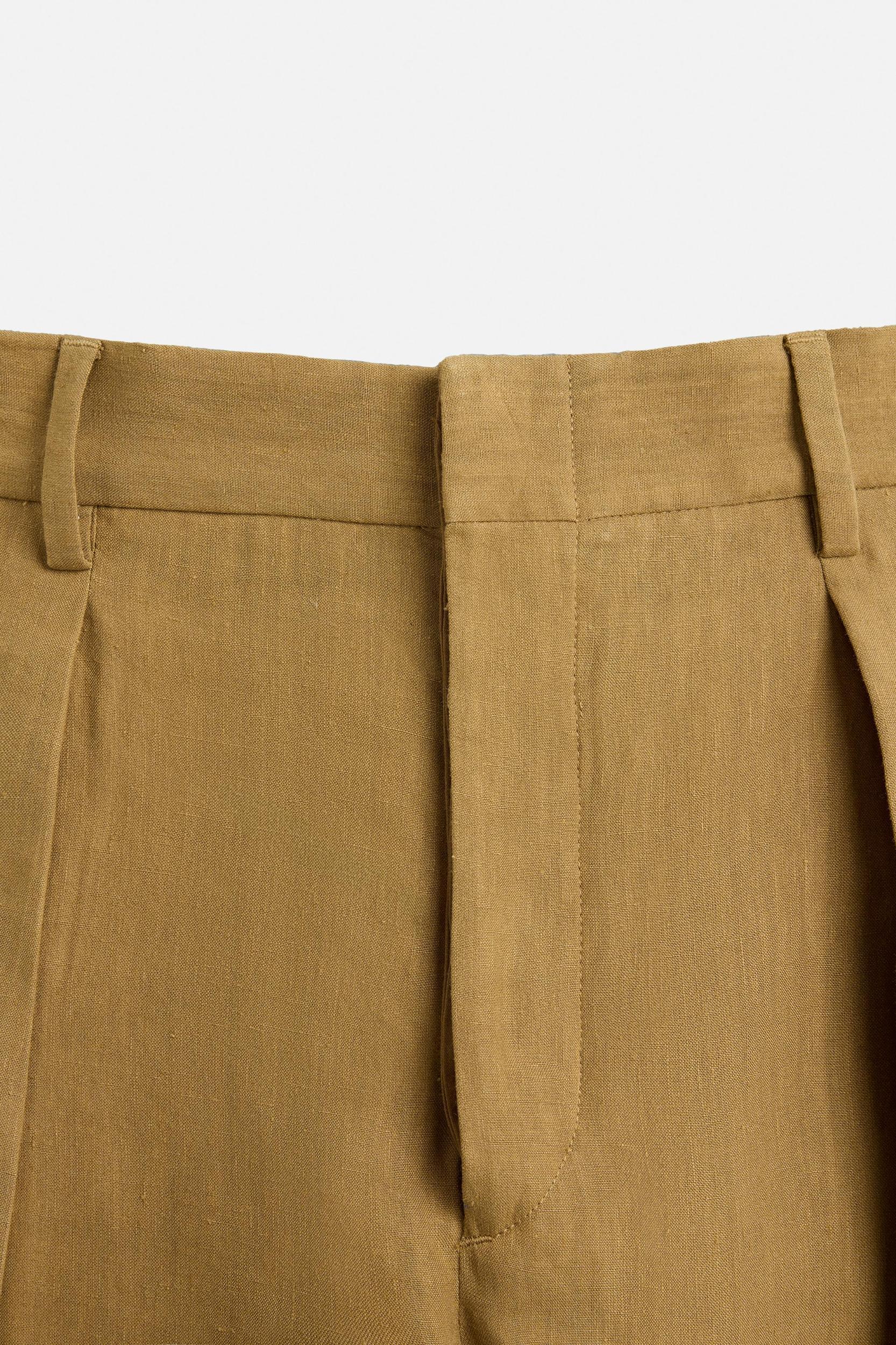 LIMITED EDITION LINEN-LYOCELL SUIT PANTS Product Image