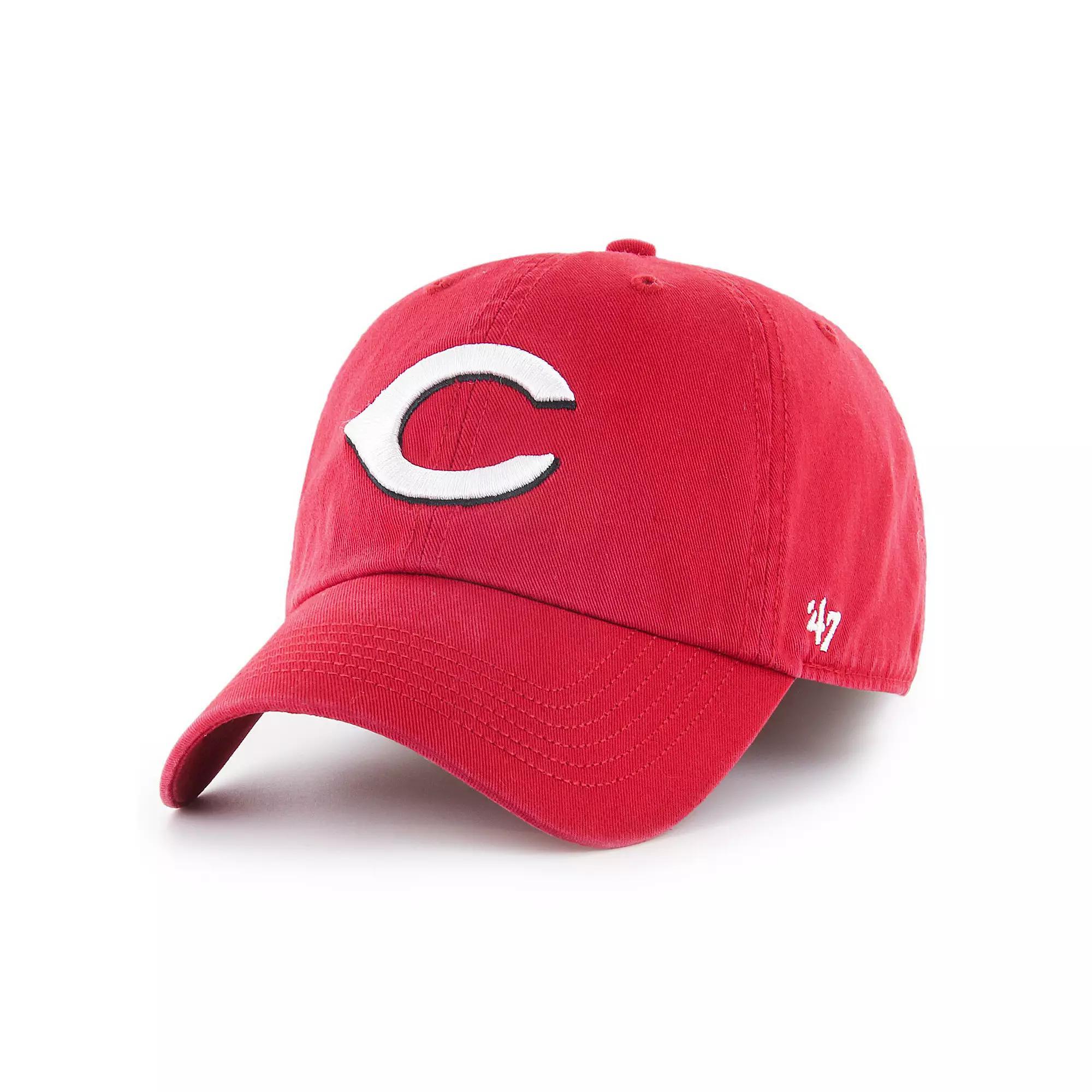 Men's '47 Red Cincinnati Reds Franchise Logo Fitted Hat,  Product Image