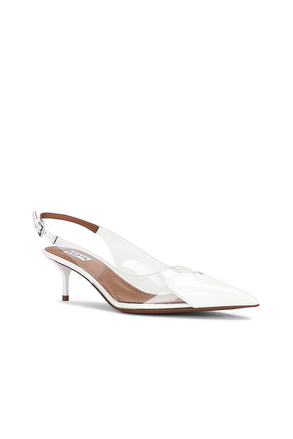 ALAÏA Slingbacks 55 White. (also in ). Product Image