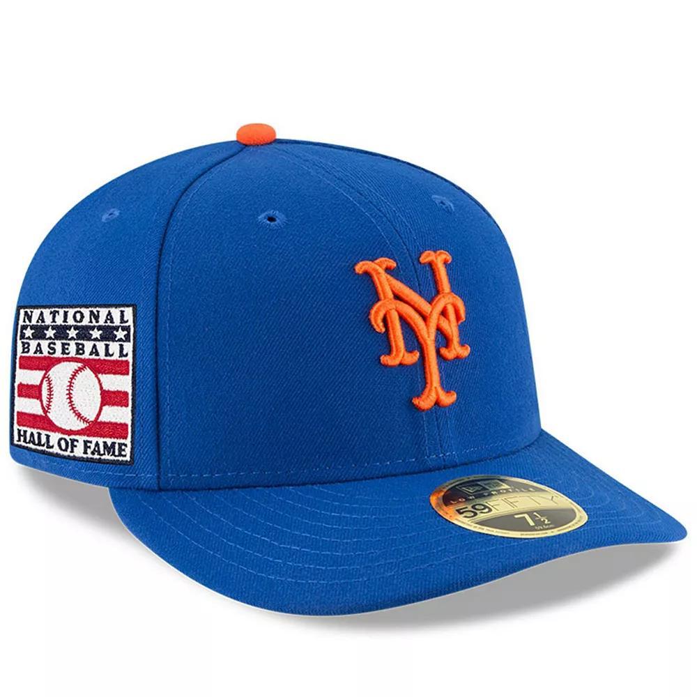 Men's New Era Royal New York Mets National Baseball Hall of Fame Low Profile 59FIFTY Fitted Hat, Size: 7 3/4, Blue Product Image