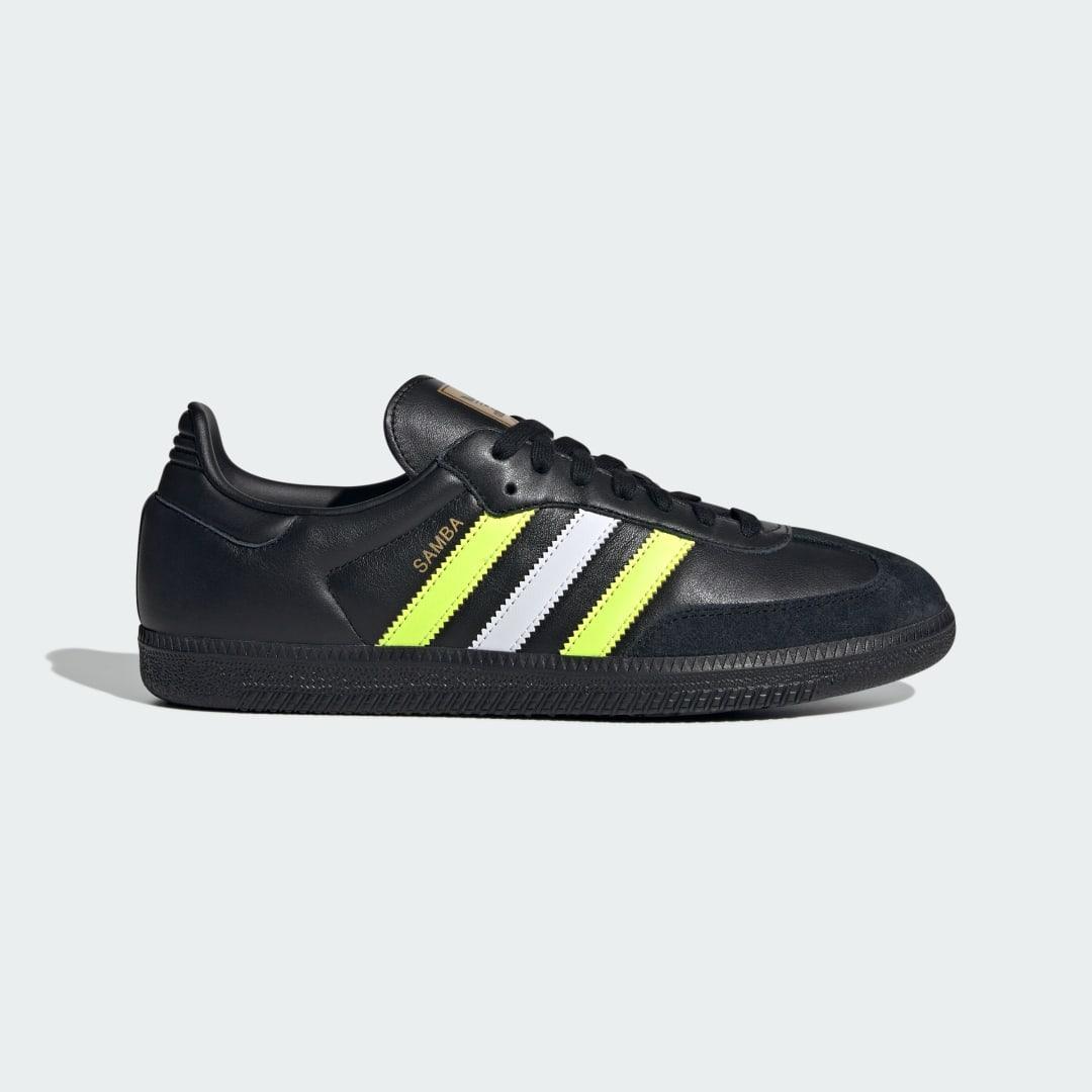 adidas Originals Mens Samba - Shoes White/Off White/Black Product Image