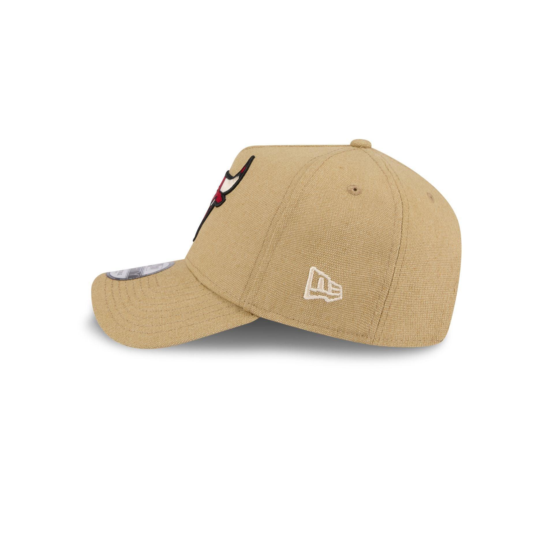 Los Angeles Dodgers Logo Essentials Khaki 9FORTY A-Frame Snapback Hat Male Product Image