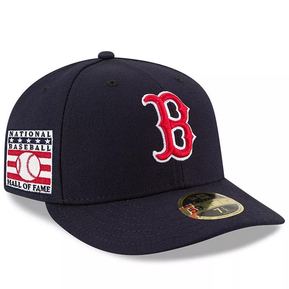 Men's New Era Navy Boston Red Sox National Baseball Hall of Fame Low Profile 59FIFTY Fitted Hat, Size: 7 3/8, Blue Product Image