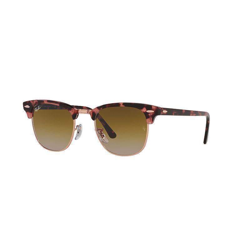 Ray-Ban CLUBMASTER FLECK Sunglasses frame Brown lenses Product Image