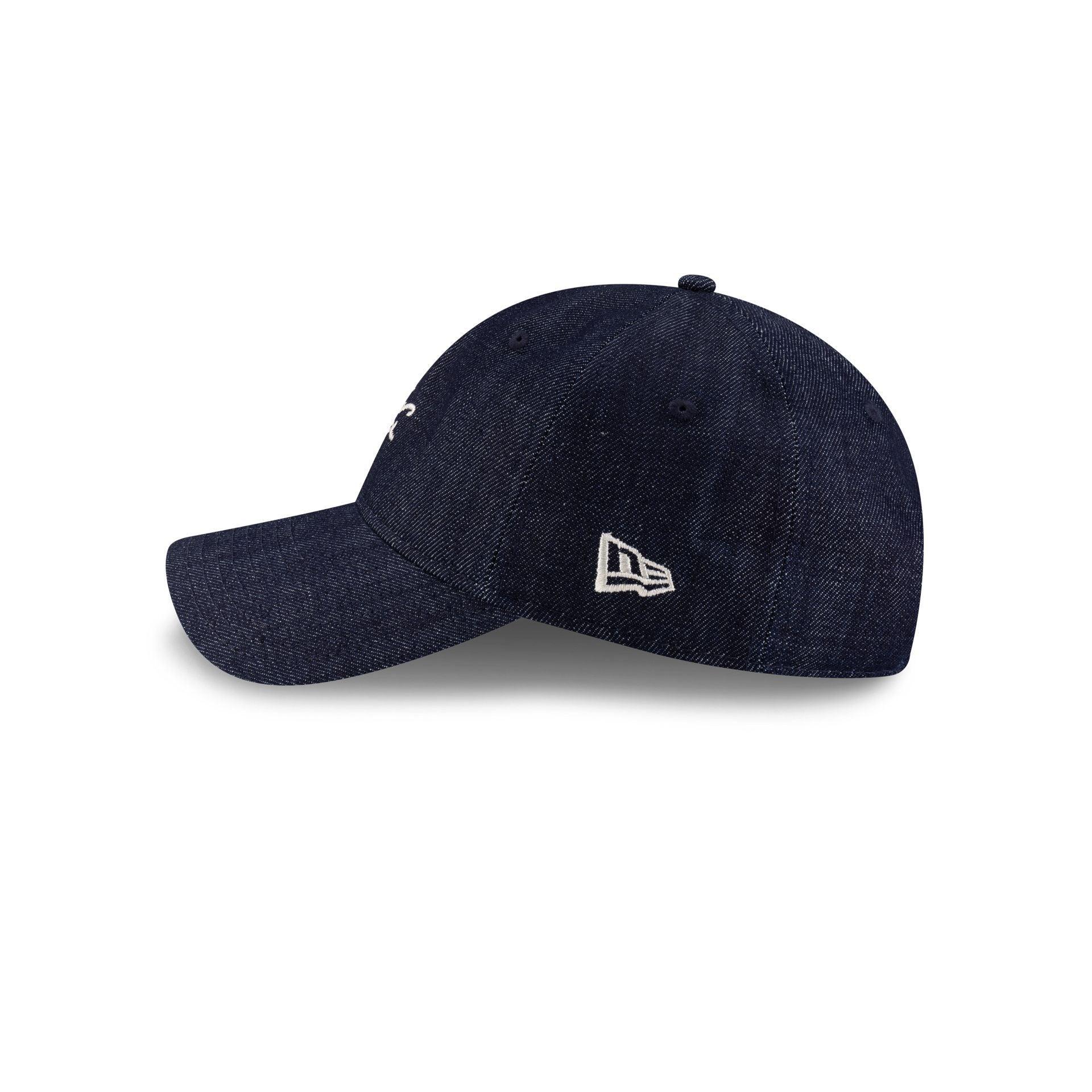 New Era Cap Handwritten Indigo Denim 9TWENTY Easy Snap Hat Male Product Image