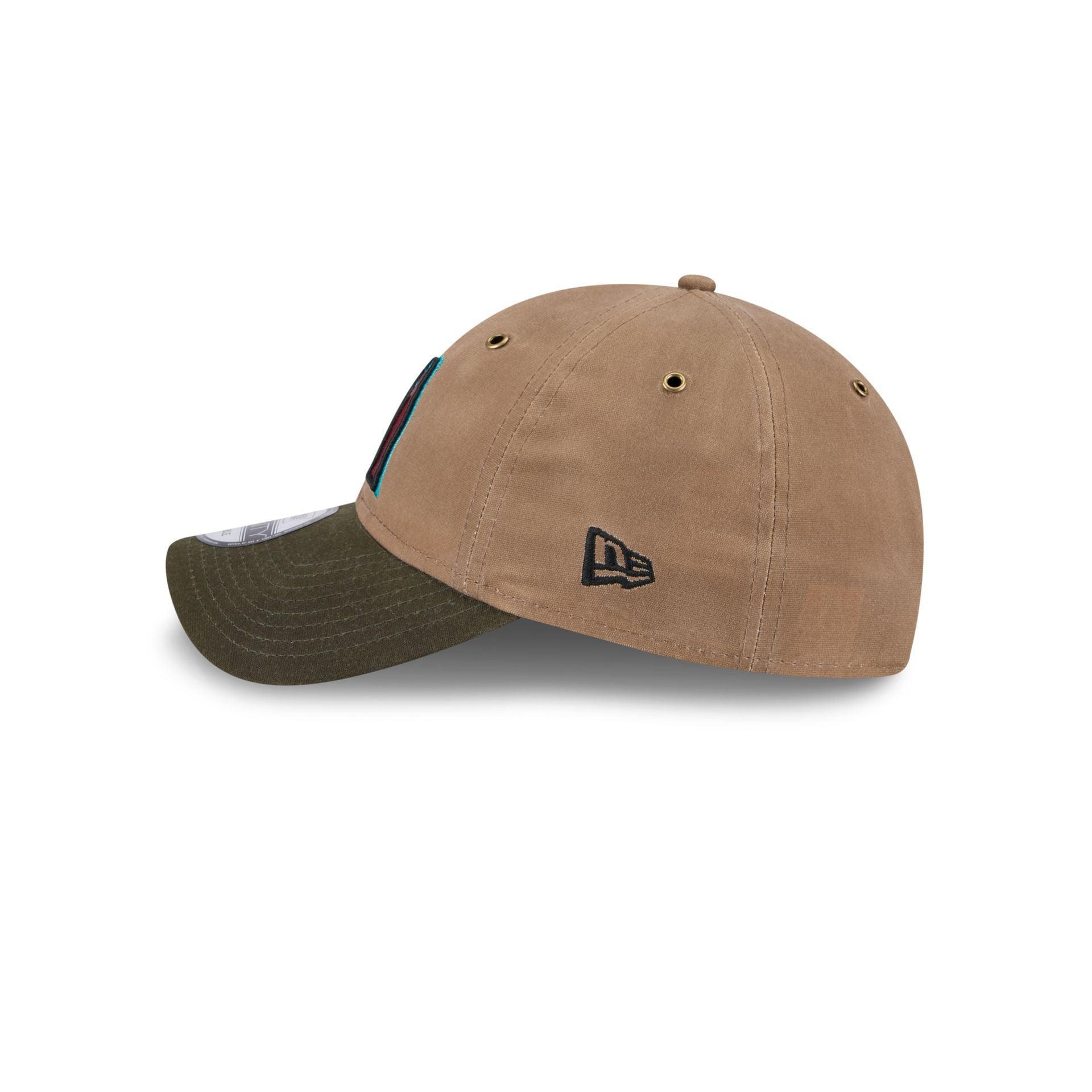 Arizona Diamondbacks Wax Canvas 9TWENTY Adjustable Hat Male Product Image