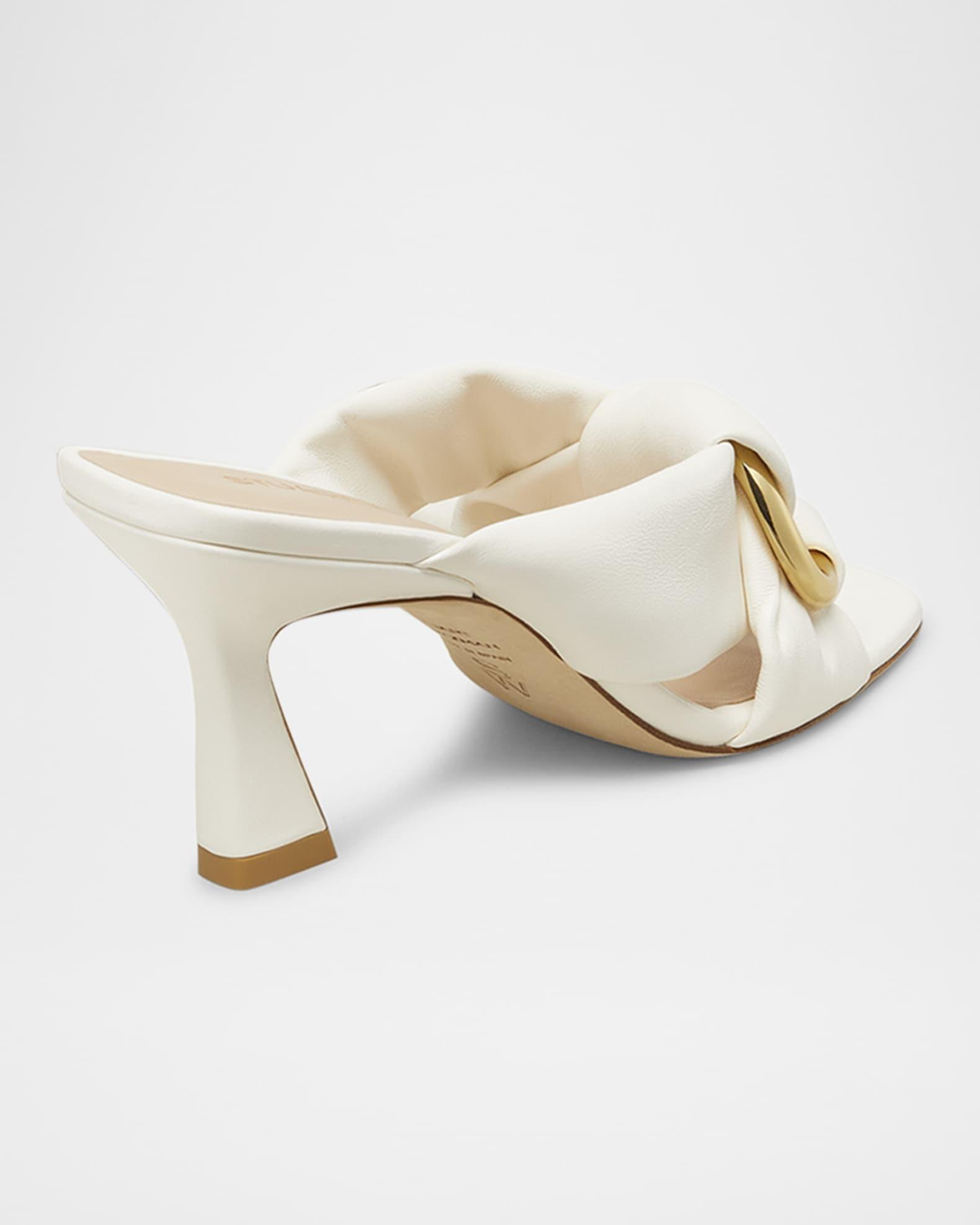 Cece Leather Twisted Ring Slide Sandals Product Image