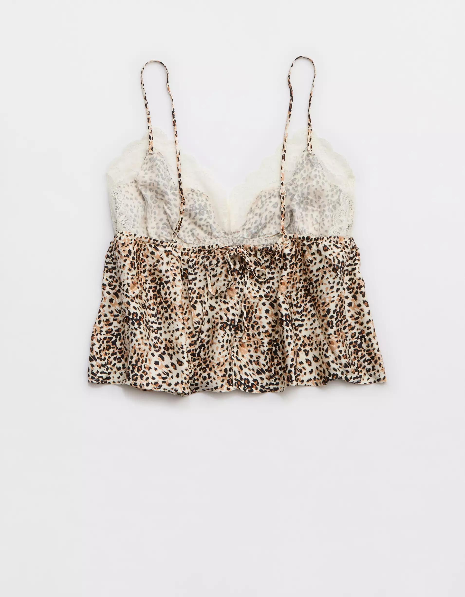 Aerie Off-Duty Satin Flirty Tank Product Image