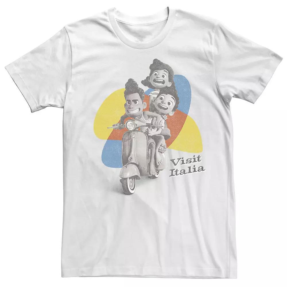 Disney / Pixar's Luca Men's Scooter Kids Visit Italia Tee,  Product Image