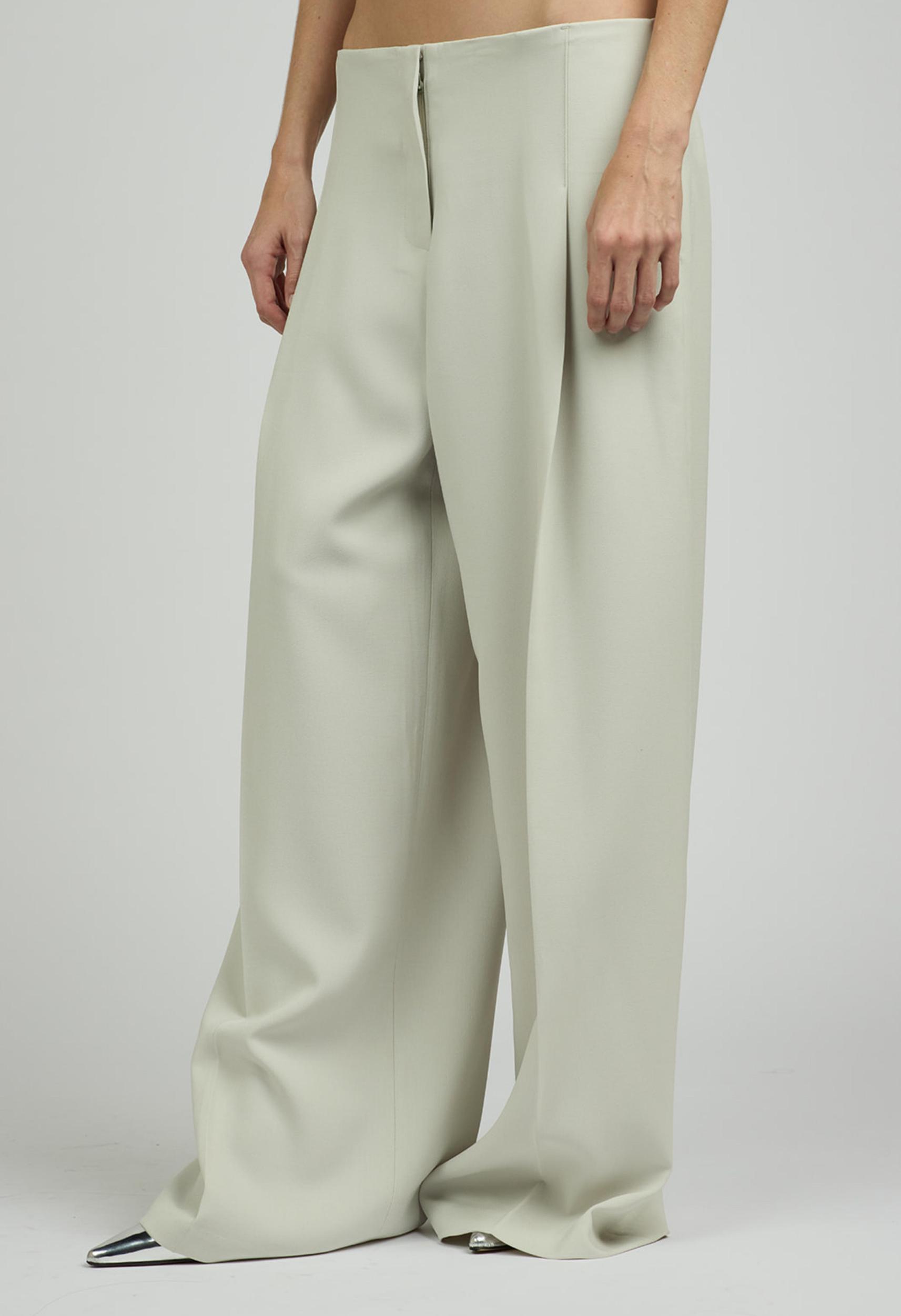 Veronica Trouser in Ecru Product Image