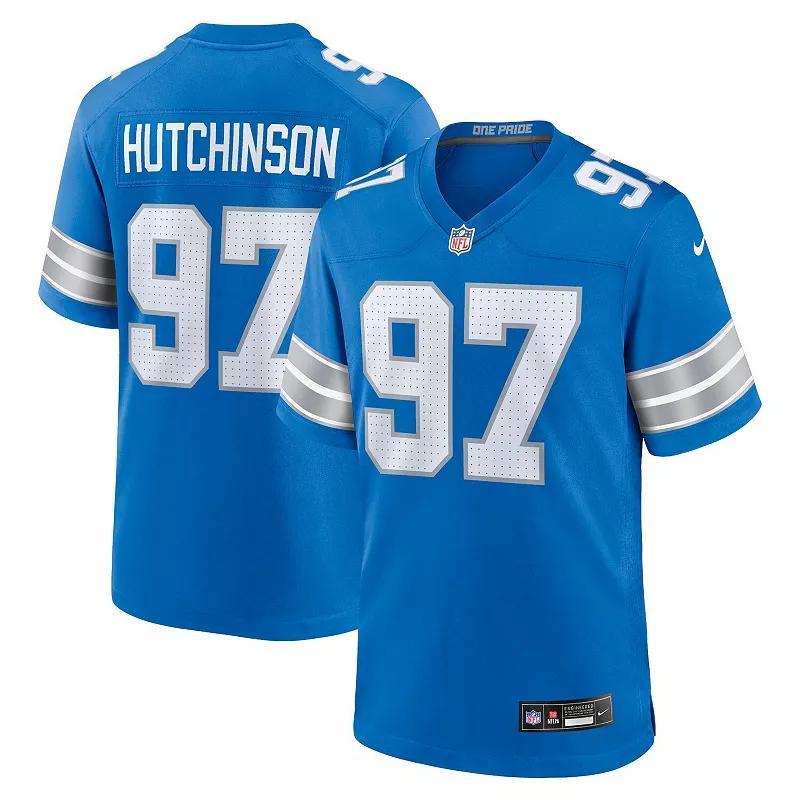 Aidan Hutchinson Detroit Lions Nike Men's NFL Game Football Jersey Product Image