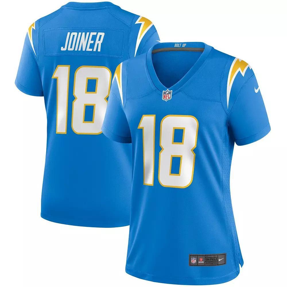 Women's Nike Charlie Joiner Powder Blue Los Angeles Chargers Game Retired Player Jersey, Size: XL, Light Product Image