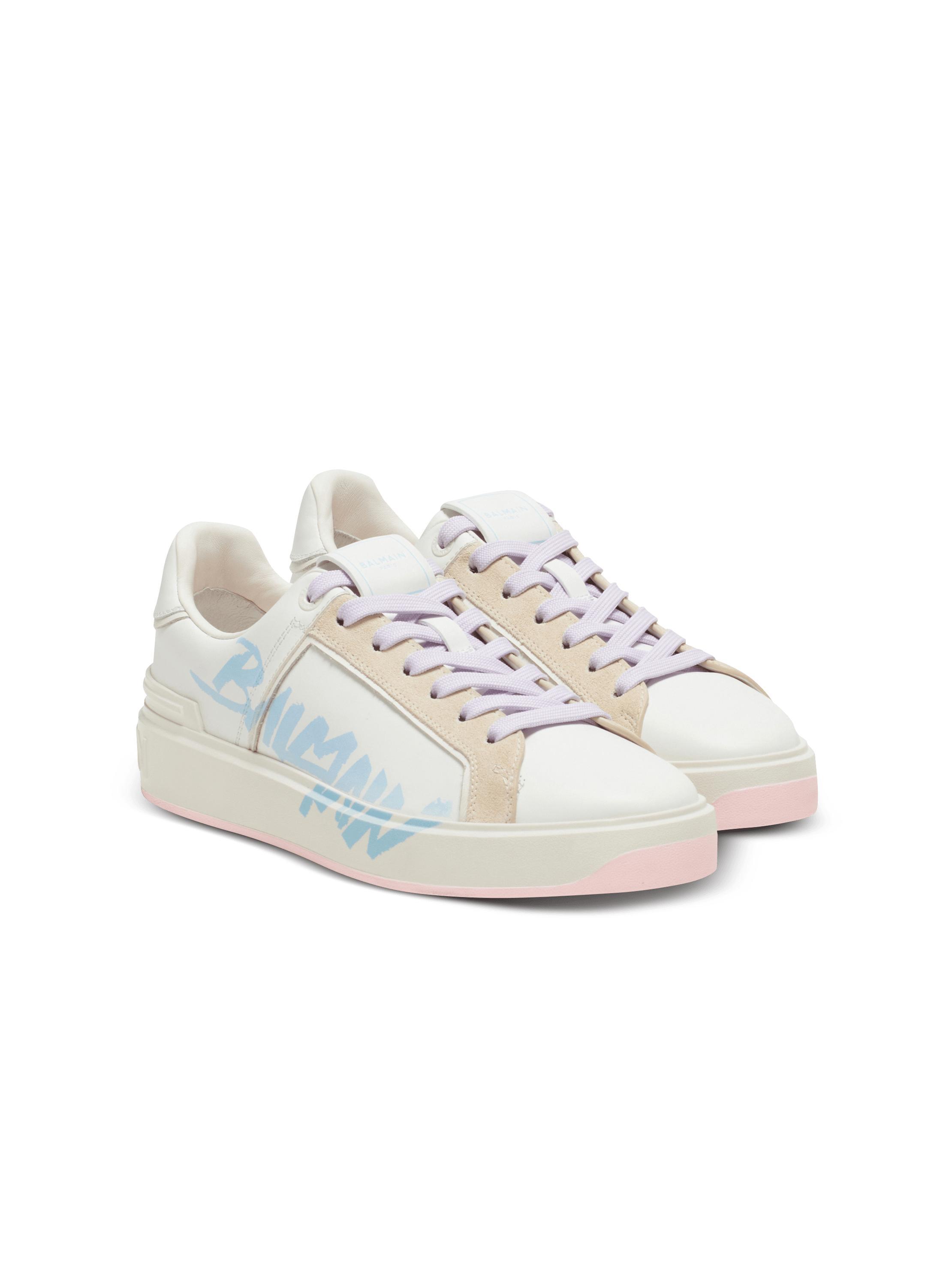 B-Court Balmain leather sneakers Product Image