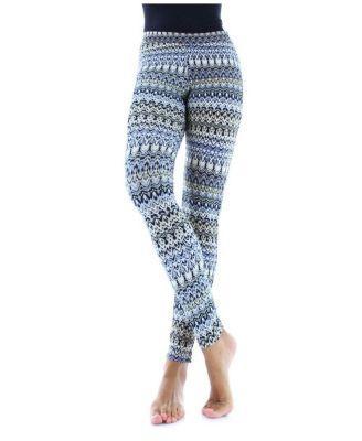 MeMoi Womens Protuva Bohemian Print Cotton Blend Leggings Product Image