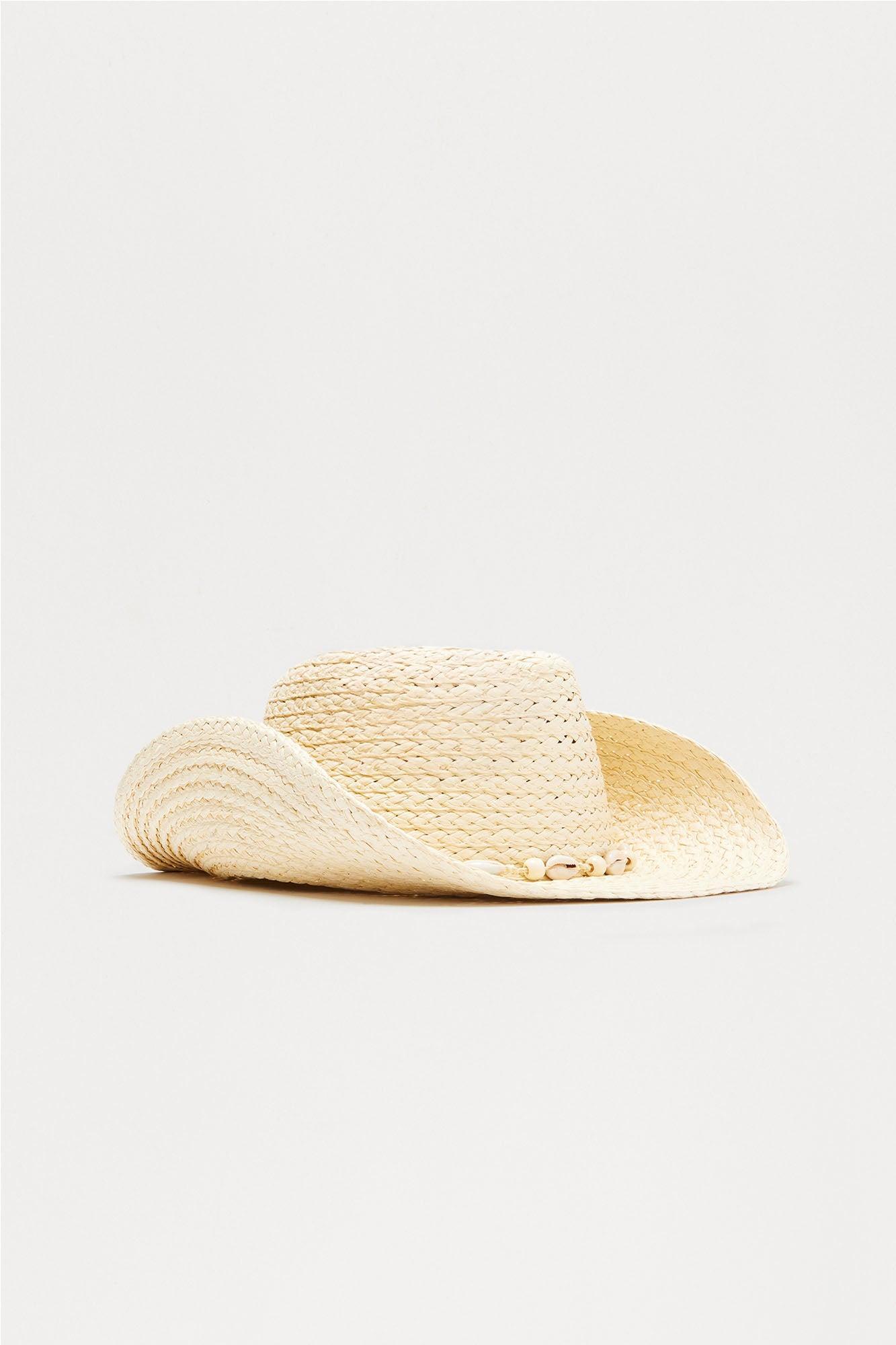 Sea's The Day Cowboy Hat - Ivory Female Product Image